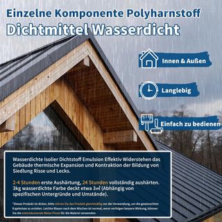 Sellador Impermeable Polyurea REHOUPTY 3Kg Blanco