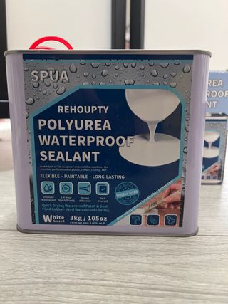Sellador Impermeable Polyurea REHOUPTY 3Kg Blanco