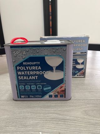 Sellador Impermeable Polyurea REHOUPTY 3Kg Blanco