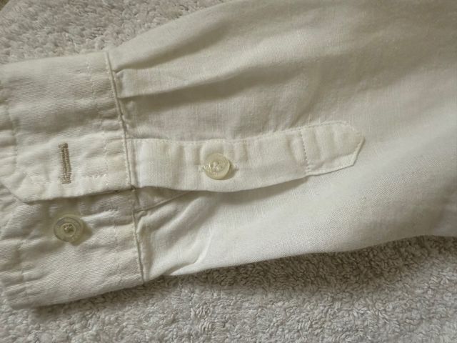 Conjunto Lino Niño T4-5 Camisa Blanca y Pantalón V