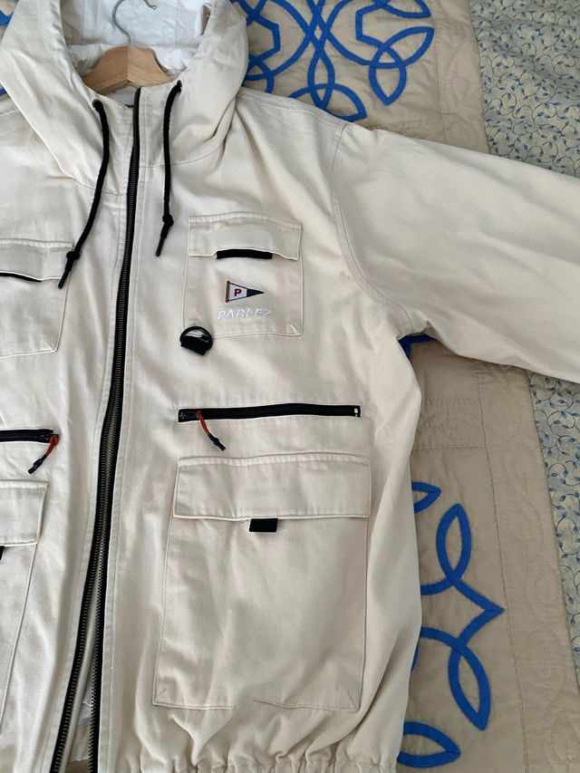 Chaqueta PARLEZ Beige y Negra