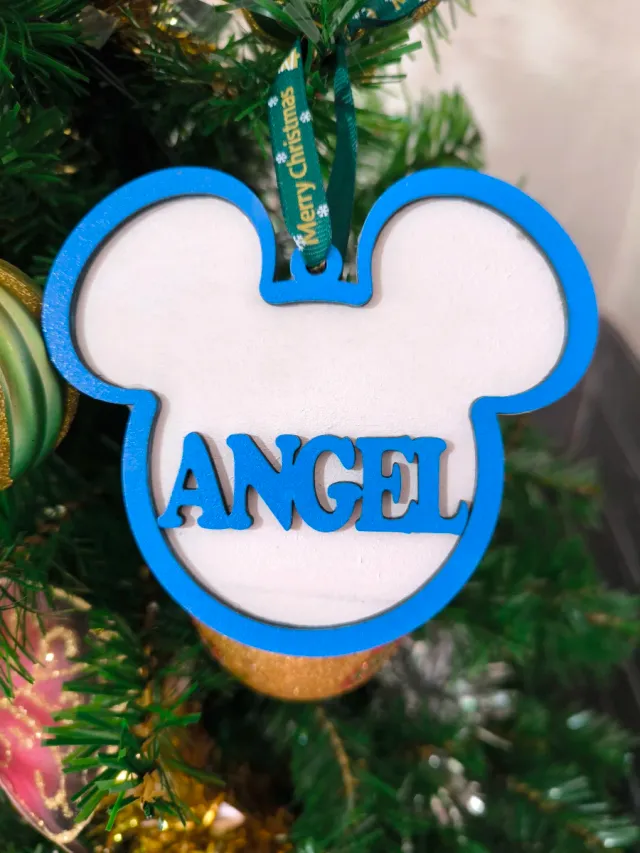 Esfera Navideña Personalizada con color a elegir