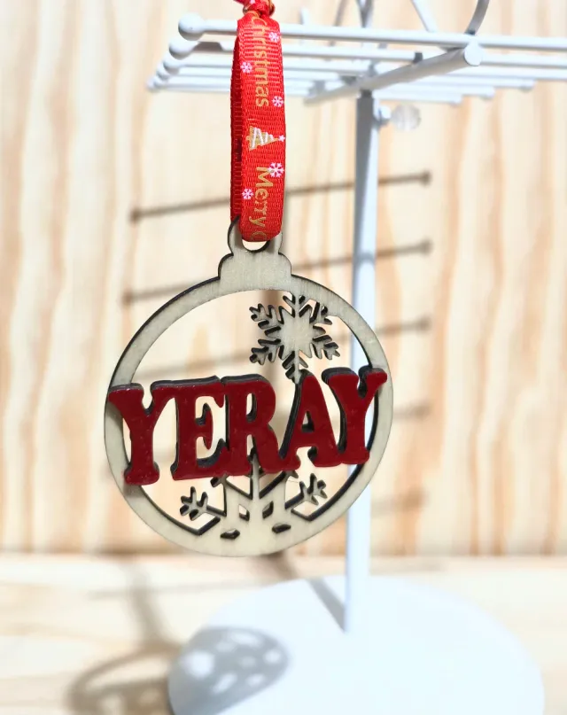 Esfera Navideña Personalizada con color a elegir