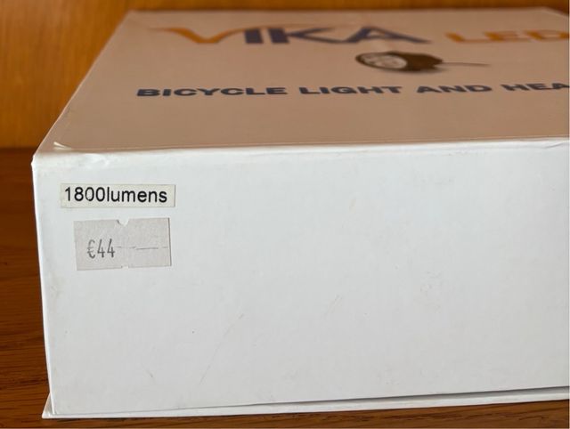 Luz LED para Bicicleta y Linterna Frontal