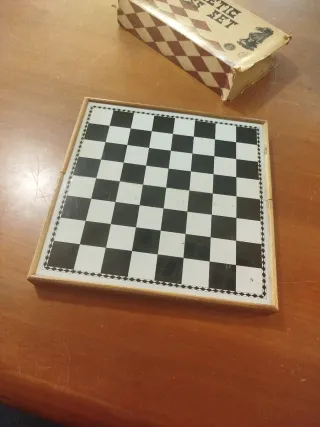 Scacchiera magnetica e dama