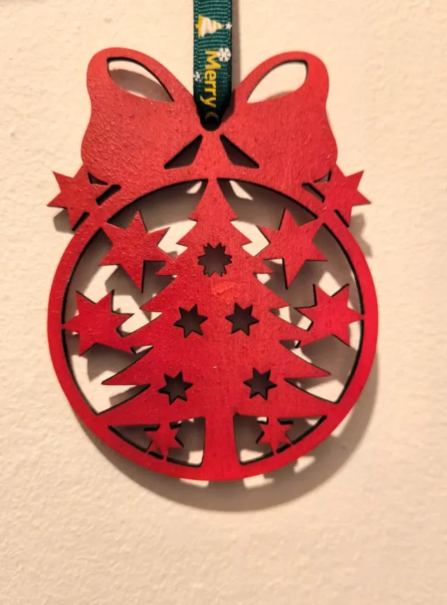 Adorno Navideño Madera Gato MOTOMICHI