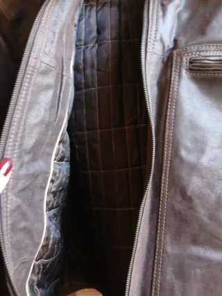 Giacca invernale in pelle marrone