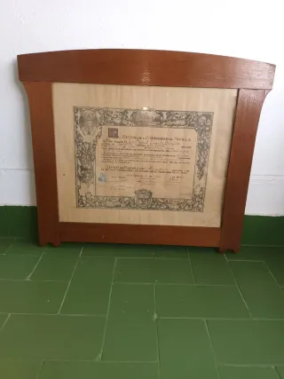 Marco Antiguo con Cristal 78.5x65cm (1945)