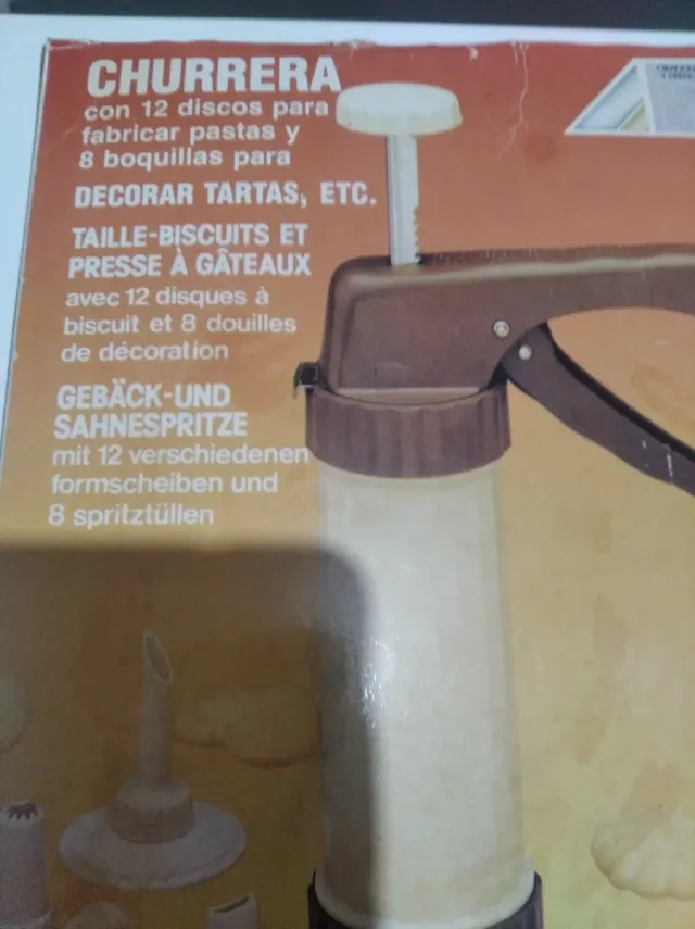 Máquina para hacer churros y decorar