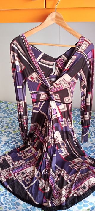 Vestito donna Sandro Ferone donna fantasia geometr