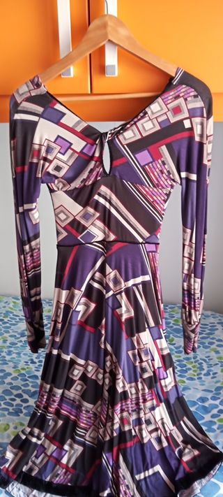 Vestito donna Sandro Ferone donna fantasia geometr