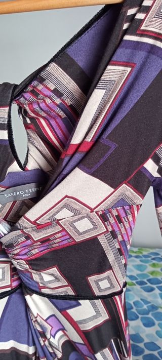 Vestito donna Sandro Ferone donna fantasia geometr