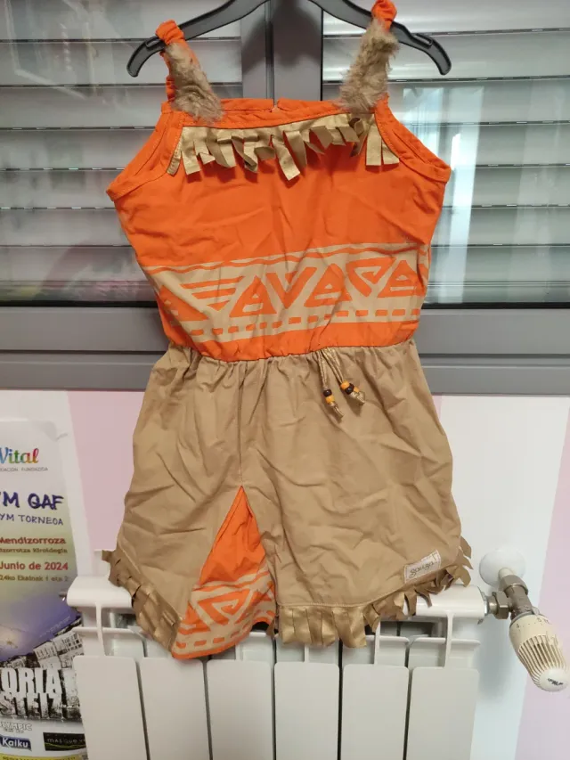 Disfraz India Vaiana 5-7 años