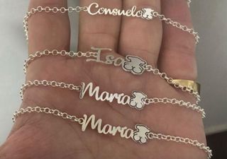 Pulseras plata ley Tous personalizables nombre