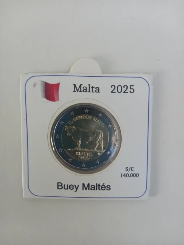 Moneda 2€ Malta 2025 Mdina