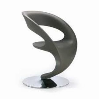 Sedia design Pin Up rossa 1 e due grigie 450 cad