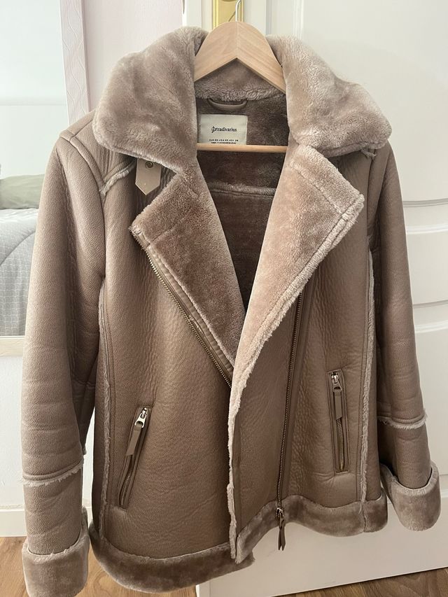 Chaqueta Stradivarius Beige Talla XS