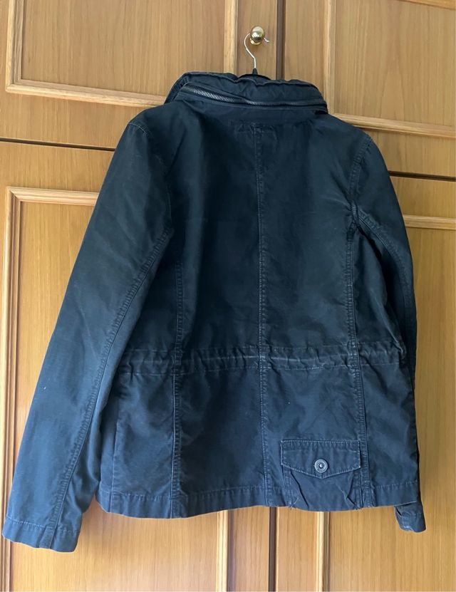 Chaqueta Bench algodón negro bolsillos