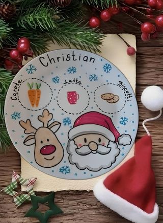 Piatto per Babbo Natale