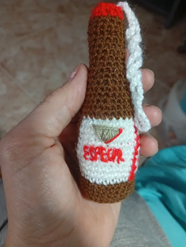 Llavero Botellín Cerveza Ambar Especial