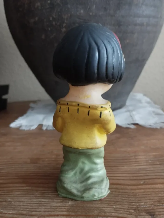 Antigua muñeca publicitaria de Flan Mandarín.