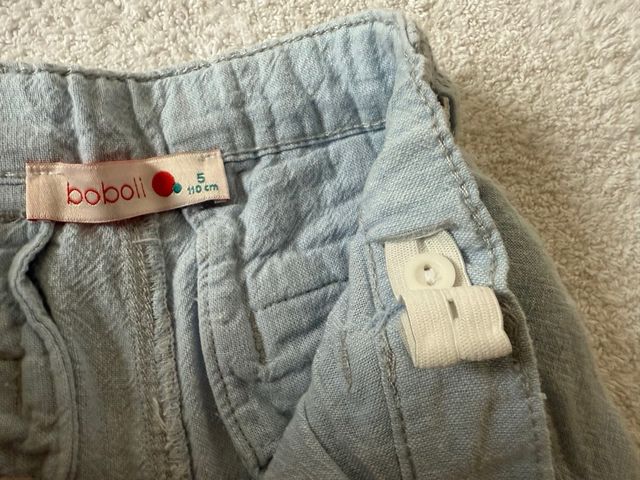 Conjunto lino niño pantalón y camisa T4-5