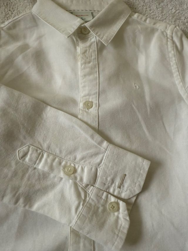 Conjunto lino niño pantalón y camisa T4-5