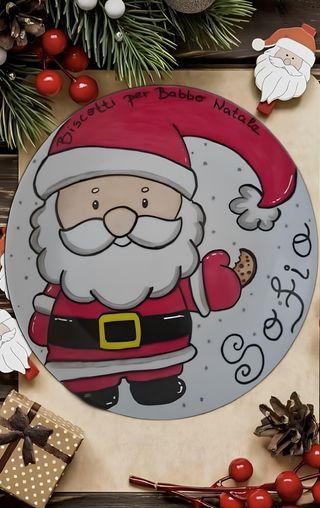 Piatto per Babbo Natale
