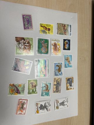 Sellos animales diferentes países