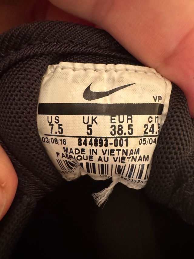 Zapatillas Nike Negras y Blancas