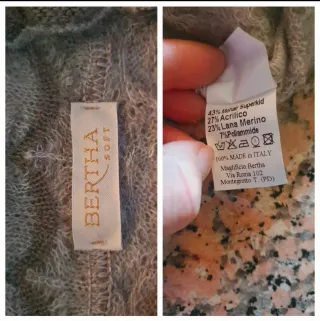 Maglione Dolcevita Misto Lana Grigio