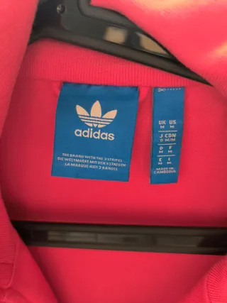 Chaqueta Adidas Roja y Blanca
