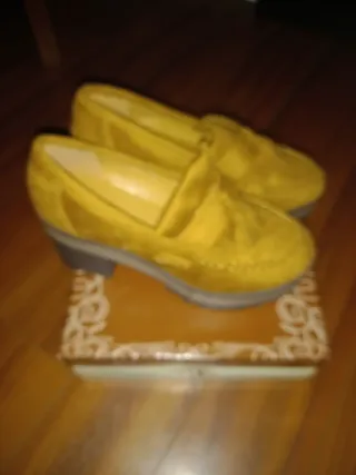 Mocasines mujer camel nuevos