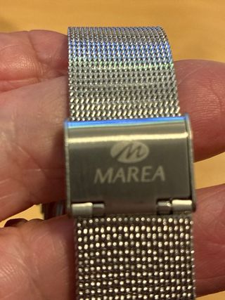 Reloj Marea Digital Rosa y Plateado Nuevo