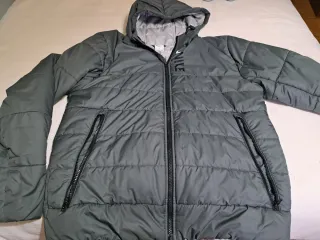 Plumífero Nike Chico Talla L Gris