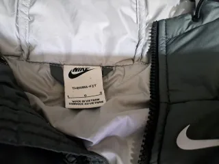 Plumífero Nike Chico Talla L Gris
