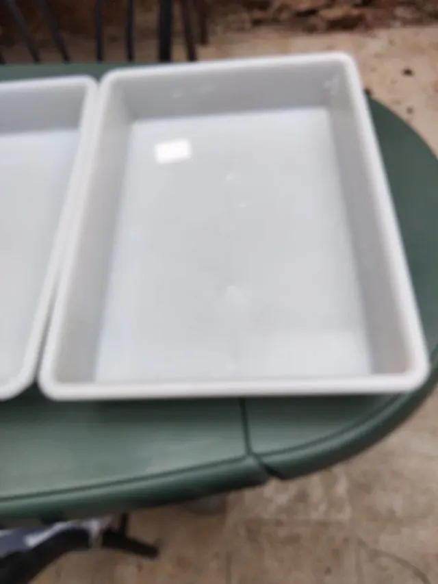 Bandejas altas blancas