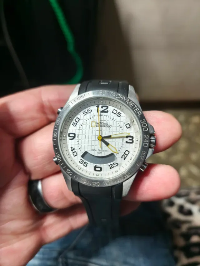 Reloj Lotus Cronógrafo Azul y Plateado