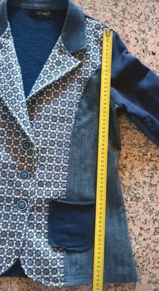 Giacca Key Di blu e multicolor