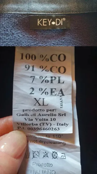 Giacca Key Di blu e multicolor