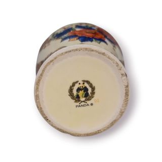 Vaso Decorativo Oriental Flor Bege