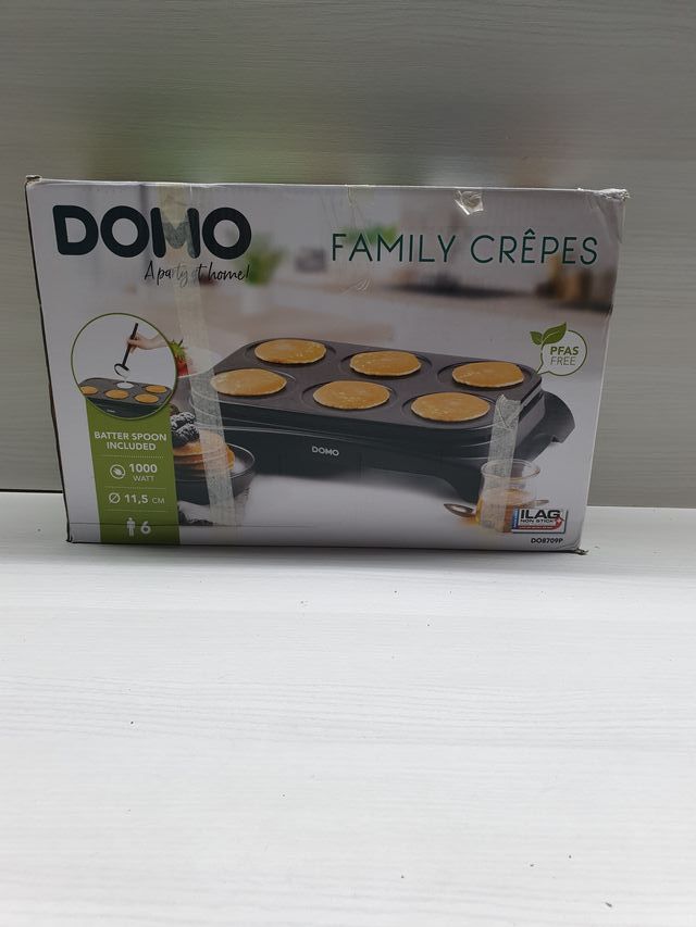 Creperia Domo Family Crêpes 6 pezzi 1000W 🥞
