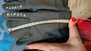 Guantes Kipsta Invierno Niños Negro/Rosa