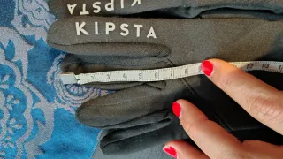 Guantes Kipsta Invierno Niños Negro/Rosa