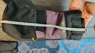 Guantes Kipsta Invierno Niños Negro/Rosa