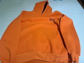 Sudadera Hugo Boss chico Talla M Naranja