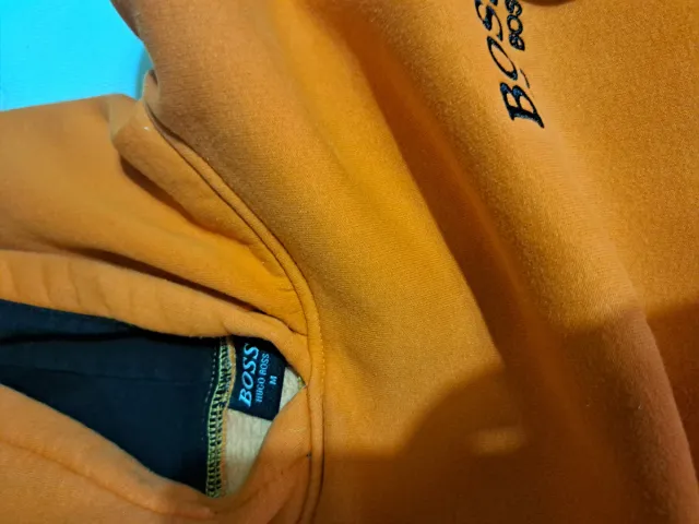 Sudadera Hugo Boss chico Talla M Naranja