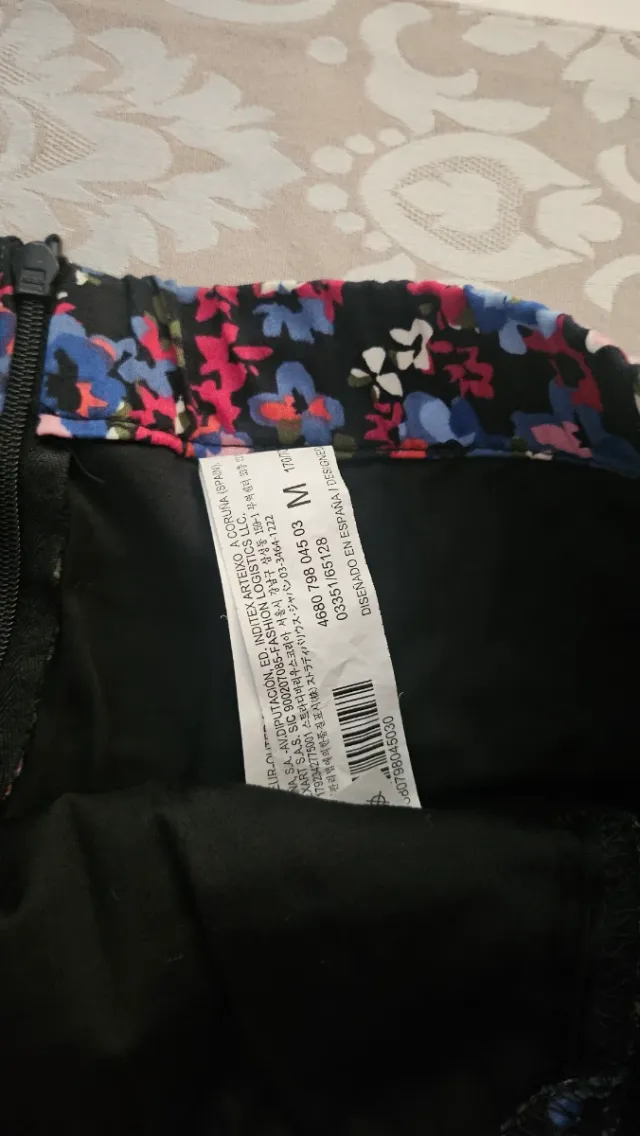 Minifalda Stradivarius floral