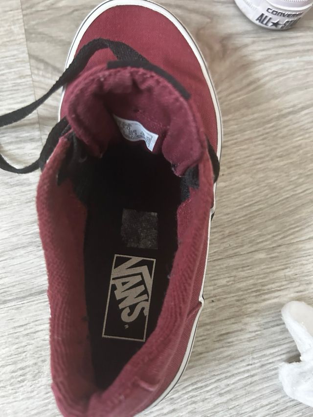 Zapatillas Vans granate talla 30