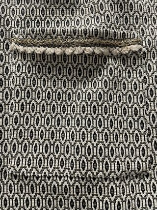 Chaqueta larga vestir beige y negra